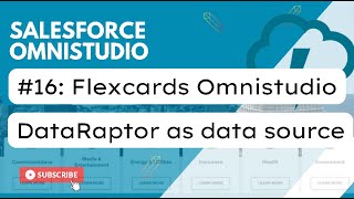 Session 16 Flexcards  DataRaptor as Data Source Type  Omnistudio  Salesforce Vlocity Sessions [upl. by Etteinotna]