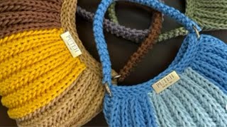 شنطه كروشيه أنيقه بخطوات سهله tas rajutanbolsa de ganchillobag crochet bolsa de crochet bag [upl. by Cannell]