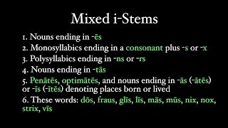 More on Third Declension iStems [upl. by Enaitsirhc]