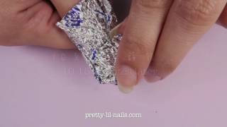 如何拆卸soft gel甲油 How to remove soft gel polish by Pretty Lil Nails [upl. by Ilyssa]