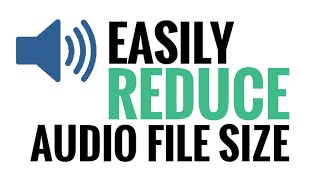 How To Easily Reduce Audio File Size On A Mac  iTunes [upl. by Laurena693]