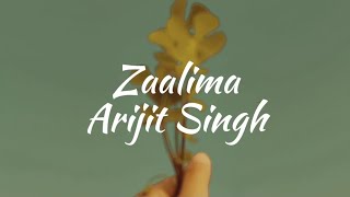 ZaalimalyricsRaeesShahrukh Khan Mahira Khan Arijit Singh [upl. by Aletse185]