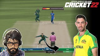 Maxwell DESTROYS Team India with Insane Bowling Skills  Cricket 22 [upl. by Airdua859]