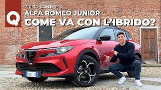 La prima PROVA della ALFA ROMEO JUNIOR IBRIDA da 29900€  136 cv e cambio automatico [upl. by Disario]