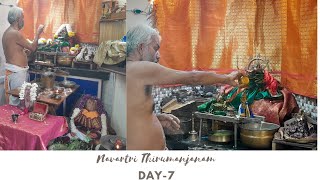 Navaratri 2024 Day Seven Thirumanjanam  vsssatsangam [upl. by Fatsug23]