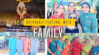 ನಮ ಮನೆ ದೀಪಾವಳಿ ಹಬ್ಬ  Diwali vlog  North Karnataka style [upl. by Ainigriv]