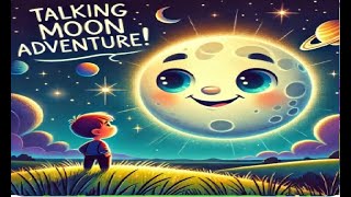 The Boy and the Talking Moon  Nighttime Adventures in the Solar System  Learn amp Dream [upl. by Eynenihc]