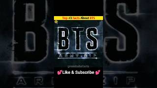 Top 3 Facts About BTS  BTS ARMYvoice credit FactsMine facts btsarmy amazingfacts [upl. by Calypso]