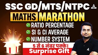 SSC GD SSC MTS RRB NTPC 2024  Most Important Topics Maths Marathon Class By Abhinandan Sir [upl. by Mahla]