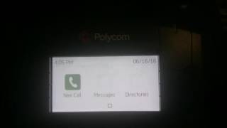 Ringcentral Polycom phone date flashing with triangle  phone working fine  fix [upl. by Hambley]