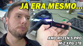 MEU NVME M2 DE 1TB DA XPG ESTRAGOU DO NADA COM O EQUIPAMENTO PARADO [upl. by Ennaillek]