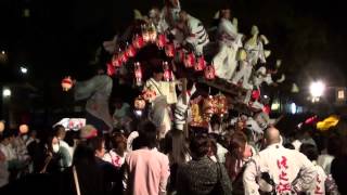 平成２４年度 本住吉神社祭礼 宵宮 宮入 住之江区 [upl. by Nirat583]