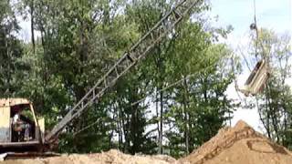 Dragline excavator Bucyrus Erie 22B Part 1 [upl. by Jamel]