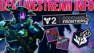 Destiny 2 Revenant Act 2 Dev livestream Info Twitch Drops And What I Hope To See During The Stream [upl. by Torto]