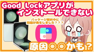 【Galaxy】GoodLock アプリがインストールできないときの対処法 [upl. by Warrin]