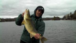 Trophy Walleye Fishing Black River Bay New York Part I [upl. by Leibrag]