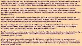 DTB C1 Schreiben Stellungnahme Mediationen am Arbeitsplatz [upl. by Nevets]