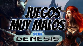 FRACASOS en MEGA DRIVE 3 JUEGOS que DEBES EVITAR a Toda Costa☠️☠️ [upl. by Ahsita]