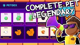 COMPLETE LEGENDARY PET PK XD GAME [upl. by Hildy935]