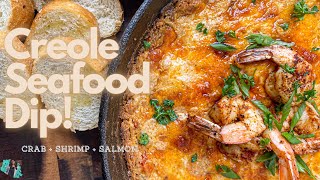 THE ABSOLUTE BEST SEAFOOD DIP  SHRIMP  CRAB  SALMON  QUICK amp EASY RECIPE amp TUTORIAL [upl. by Favien]