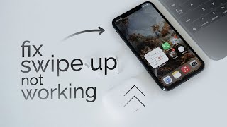 How to Fix Swipe Up Not Working on iPhone tutorial [upl. by Zonda960]