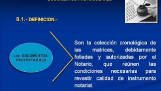 VIDEOCAST  LOS DOCUMENTOS NOTARIALES [upl. by Lyndsie]