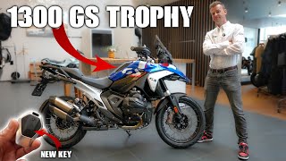 2024 BMW R 1300 GS Trophy  Everything YOU Need to know  Akrapovic Sound Check [upl. by Thorley]