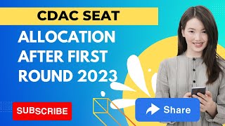 cdac ccat seat allocation after first round [upl. by Odraode]