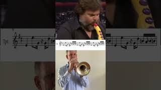 SAX A BOOM with music on Trumpet  Jack Black shorts [upl. by Snahc]