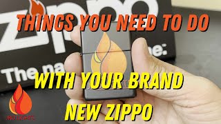 Beginners Guide How to Prepare Your Brand New Zippo [upl. by Katie354]