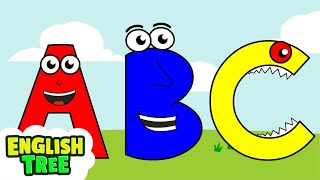 Abc Alphabet Song Speeding Up  English Tree TV [upl. by Roselle66]