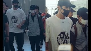 180601 Chansoo Moment at ICN Heading to Hongkong Chansoo Holding Hands [upl. by Yde]