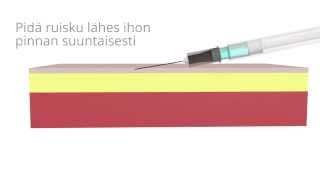 Injektiona annettavan rokotteen antotavat [upl. by Alekim267]