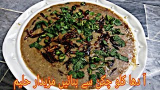 Chicken Haleem recipe  spicy chicken haleem  Haleem without pressure cooker مزیدار چکن حلیم [upl. by Thelma]