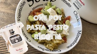 Recettes Companion — ONE POT PASTA PESTO FEVES amp RICOTTA [upl. by Tallbott]