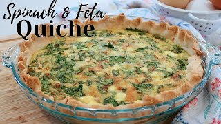 Spinach and Feta Quiche [upl. by Pittman]