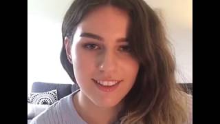 Gabriella Quevedo Answering questions and playing Facebook Date 7 August 2016 [upl. by Pulsifer]