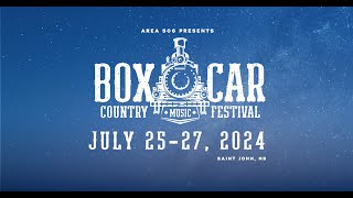 Boxcar Country Music Festival Lineup 2024 [upl. by Macmahon]