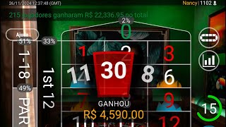 PORRADA NA ROLETA DE 2000 PARA 10K OBRIGADO MEU DEUS 🔥🚀 roulette [upl. by Nassir]