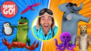 quotThe Animal Dance Gamequot 🐙🐊🐒 Would You Rather Brain Break  Danny Go Songs for Kids [upl. by Ethben193]