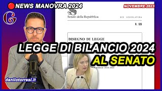 Legge di Bilancio 2024 al SENATO ultime notizie  confermata la Manovra con le tasse sul Superbonus [upl. by Granese760]