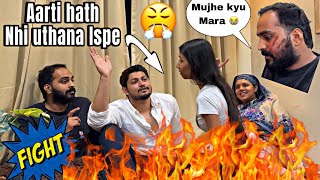 Aarti ne Arsu ko mara chamaat 😱 funny prank on sufiyan 🤣 Tum galat ho aarti  Aarti vlogs [upl. by Annoif261]