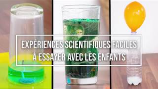 12 idées dexpérience scientifique pour enfants  projets ludiques à réaliser [upl. by Nevad]