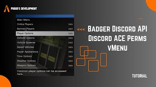 Setting up vMenu with Badgers Discord based Perms  FiveM Tutorial  2023 [upl. by Anselme]