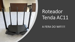 UNBOXING  ROTEADOR TENDA AC11 PTBR [upl. by Ragen382]