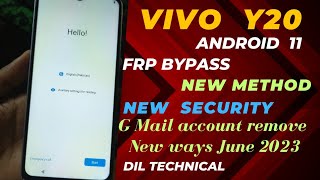 Vivo Y20 Frp bypass Android 11 New method 2023 [upl. by Verna]