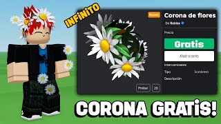 GRATIS CORONA DE FLORES DE PRIMAVERA EN ROBLOX [upl. by Anihtyc]