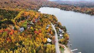 Visite du Lac Beauport en automne et en drone  QuébecCanada 🇨🇦🇨🇦🇨🇦 [upl. by Japheth426]