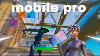 16 Year Old dominates 1v1 against console playerfortnite mobile 60 fps gameplaychapter 5 season 4 [upl. by Walkling]