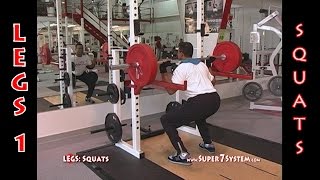 SQUATS Workout Best Way to Exercise Super 7 System  LEGS 1 [upl. by Audrye]